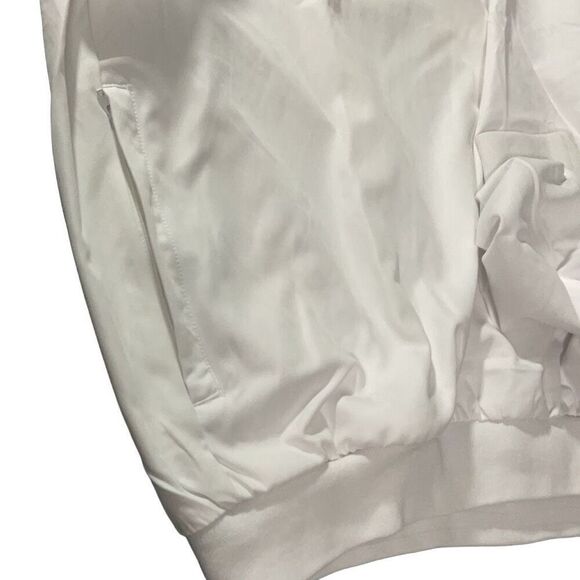 Boast VTG NWT White Pullover V Neck Tennis Sanibel Harbor Resort Wind Shirt XL - Picture 6 of 6